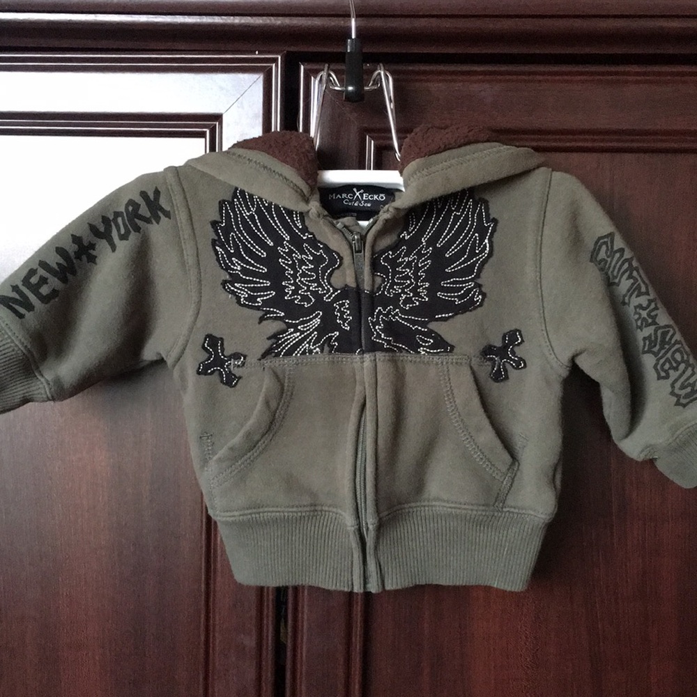 Mark Ecko boy’s jacket with hoodie size 6M